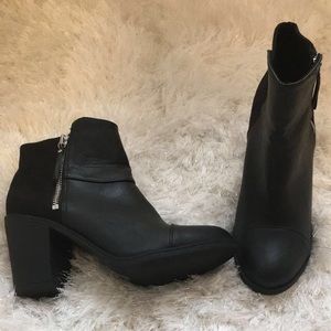 Black Block Heeled Boots